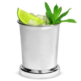 bar@drinkstuff Stainless Steel Julep Cup 14oz / 400ml - Vintage Mint Julep Cocktail Cup, Cocktail Cup, Metal Cup