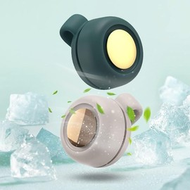 2025 New Portable Mini Bladeless Fan - Silent Fan with Clip, 3-Speed Suspended Mini Fans for Summer Office & Outdoor & Travel