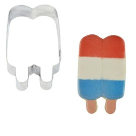 R&M Twin Pop cookie cutter, Popsicle Cookie Cutter, 3.75" - Stainless Steel