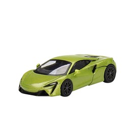 TrueScale Miniatures MINI GT 1/64 McLaren Altura Flux Green (Right Handle) Finished Product
