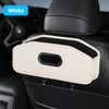 JNNJ Storage Box with Drink Holder for Car, Multifunctional Organiser