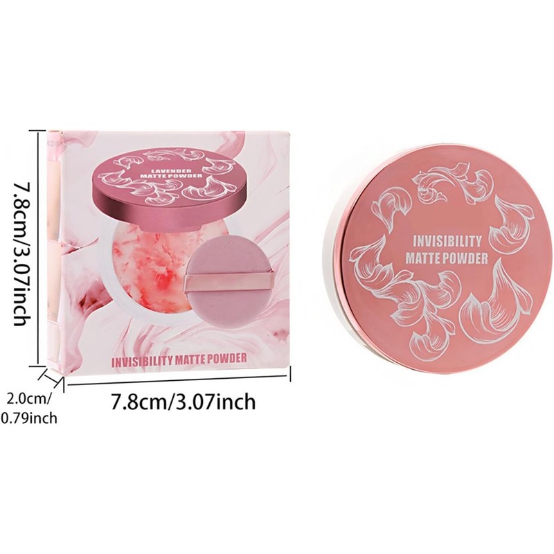 Face Powder Matte - Lightweight Powder Foundation Oil Control Finish