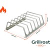 Stainless steel rib holder, RibRack for 6 all-round crispy spare