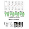 15-Pack 4P Gx24q to E26 Lamp Base Converter,15.5mm G24Q to