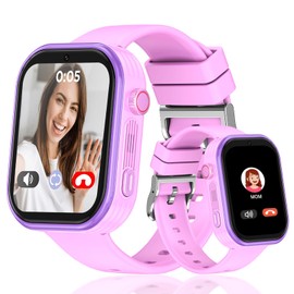 MiracDan 4G Children's Smartwatch with GPS and Phone, Messages, School Mode, 7 Games, SOS, GPS, Camera, Calls, Children's Smartwatch with SIM Smart Watch Children for 3-12 Boys and Girls