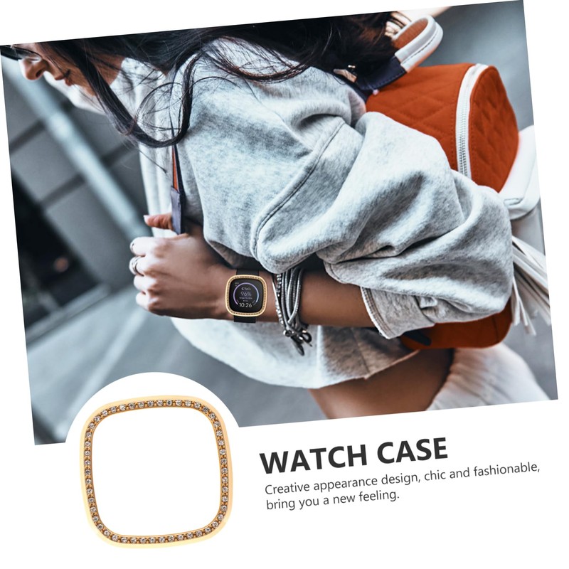 Outanaya 1pc Shockproof Watch Frame Protector Case for Sense All-Around