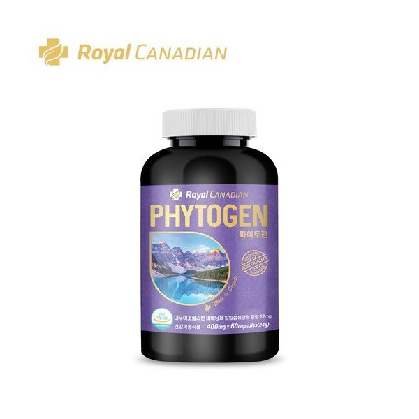Royal Canadian Phytogen 400mg x 60 capsules 24g / 로얄캐네디언 파이토젠 400mg x 60캡슐24g