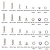 binifiMux 1020pcs M3 M4 M5 M6 Flat Phillips Countersunk Head