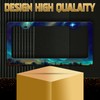 2pcs Personalise Aurora Night Sky License Plate Frame Scenery License