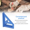 3D Multi Angle Measuring Ruler 45 90 Degree Aluminum Alloy