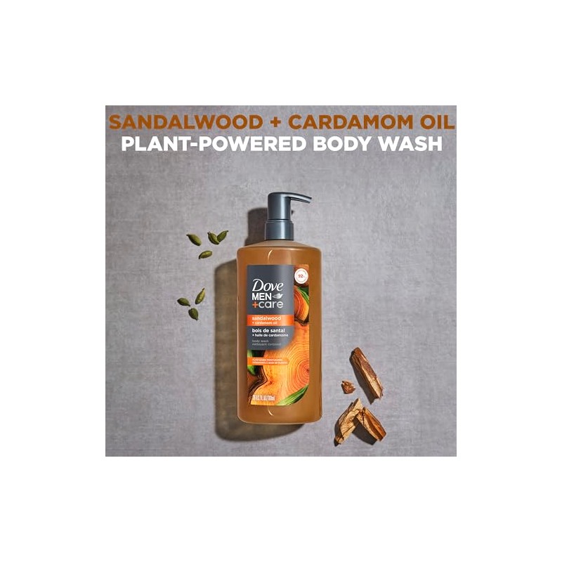 Gel de Ducha Dove Men+Care Sándalo y Cardamomo, 768.91 ml
