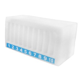 Operitacx Desktop Multi-compartment Organizer for Cell Phones 10 Slots Phone Storage Box Classroom Phone Holder and Cord Organizer Phone Shelf