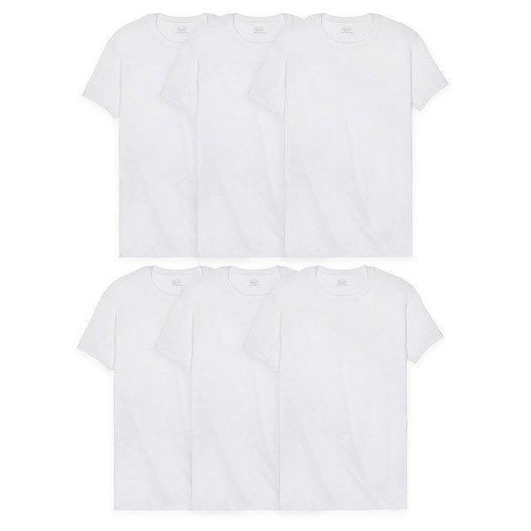 Fruit of the Loom Men's Eversoft Cotton Stay Tucked Crew