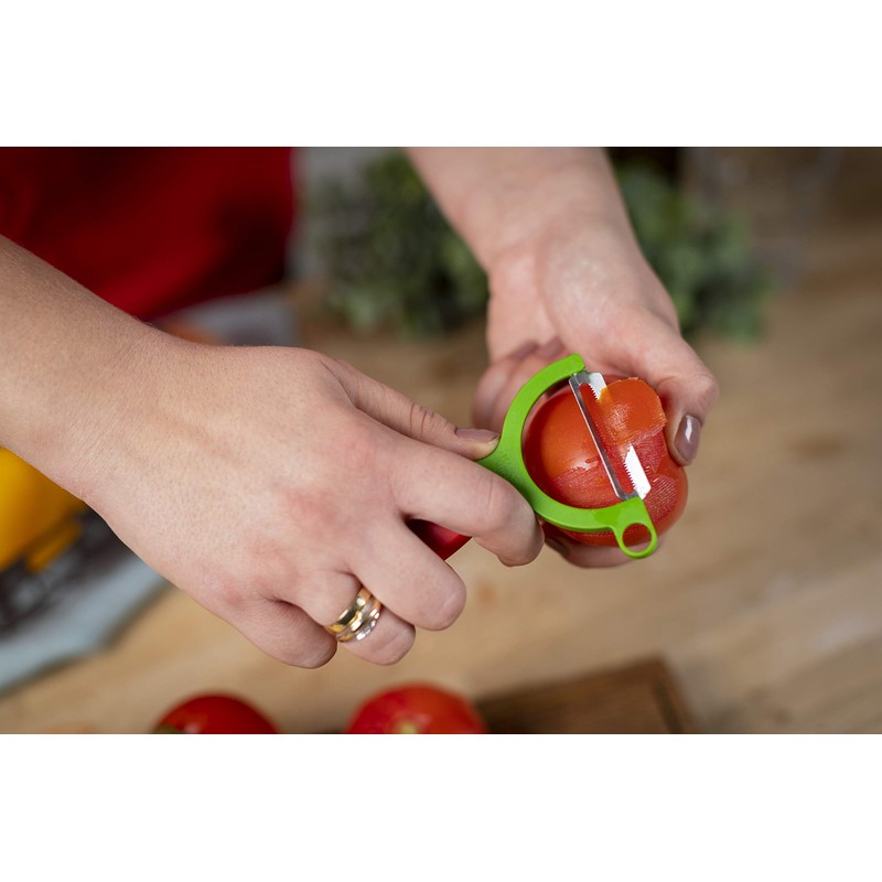 Kuhn Rikon Serrated Veggie Peeler, Tomato Design
