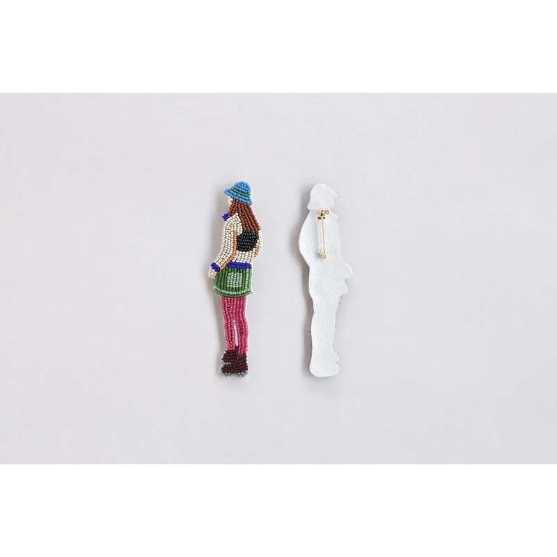 Miyuki Beads Kit "Outing Brooch Kit, Camping HCA14//5"