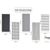 BLOOM BLENDS Pack of 5 Terry Cotton Kitchen Tea Towels