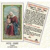 WJ Hirten E24-612 Prayer to Saint Anne, Clear Holy Cards