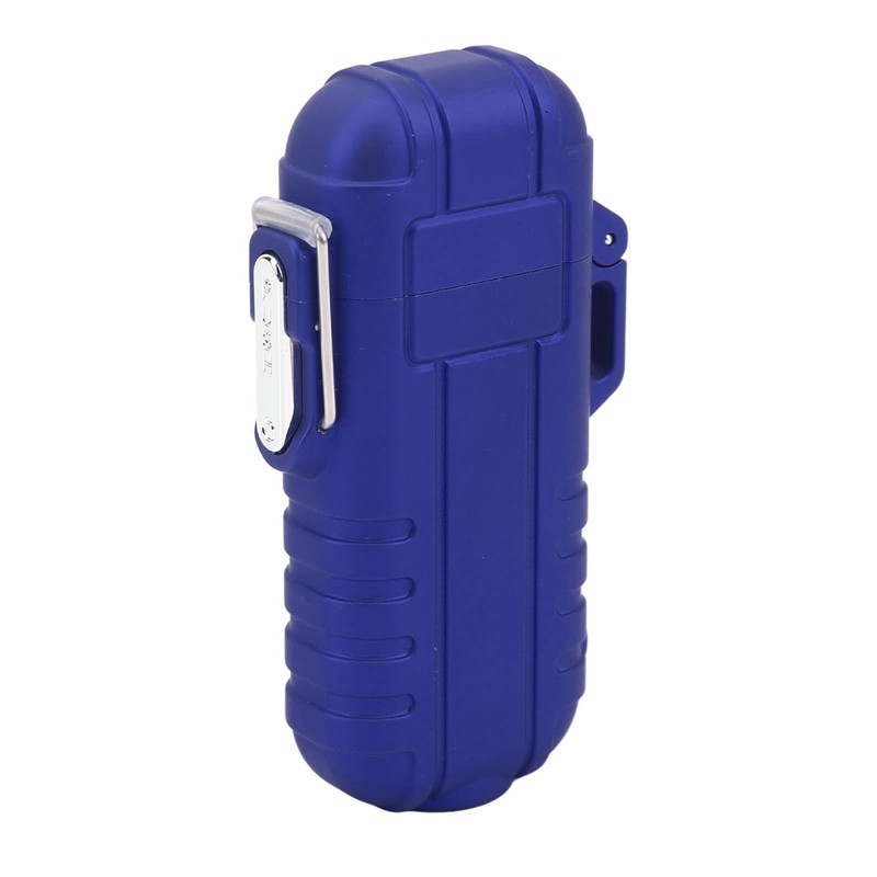 Outdoor Double Arc Electric Lighter Portable Waterproof Flashlight Lighter Charging