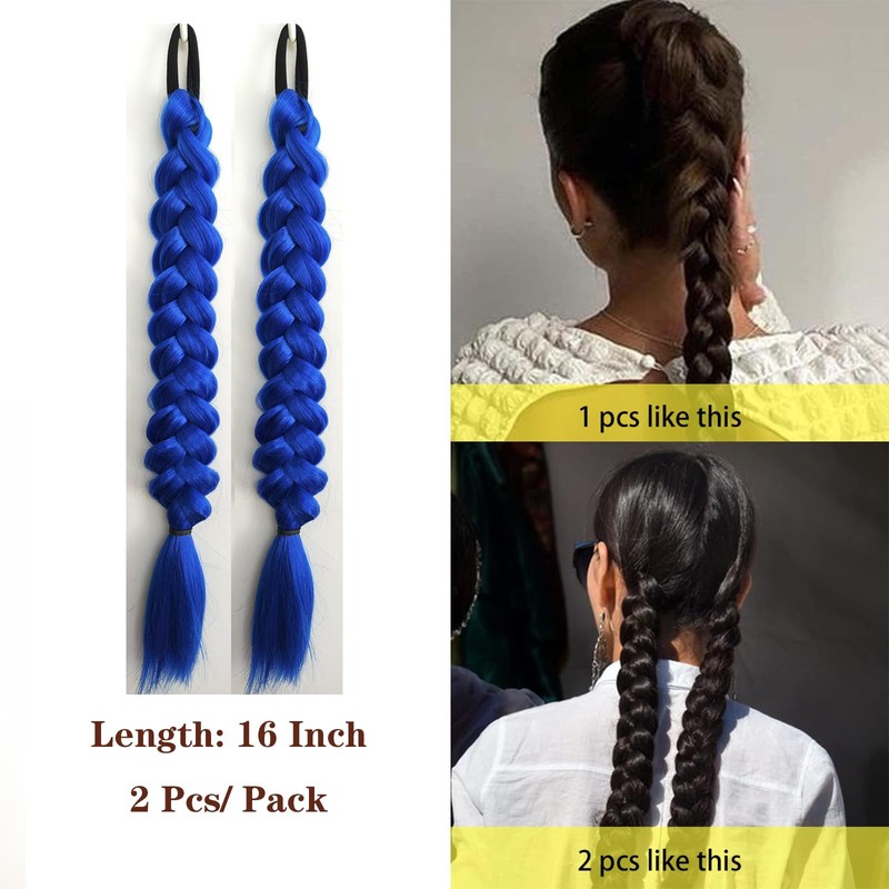 2 packs Braided Hair Extension for black women Straight Wrap