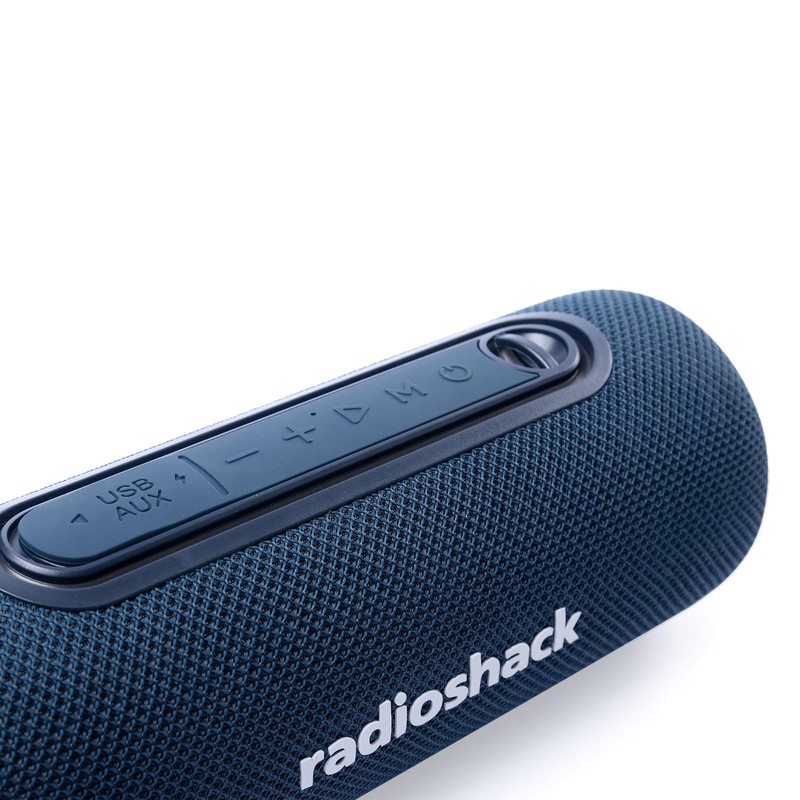 RadioShack Mini Bluetooth Speaker Pumping Box with RGB Light, Blue,