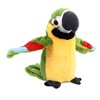 Electric Talking Parrot Plush Toy Soft Record Vocals Interactive Voice