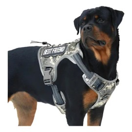 Chaleco Táctico Para Perro Grande Pechera K9 Ajustable