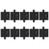 10pcs Walkie Talkie Push Button Battery Lock Hold for Baofeng