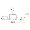 Whitmor - Colgador de Accesorios de 10 Ganchos, 1, Cromo