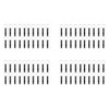 80 Pack Aluminum Whistle, Sports Whistle, Emergency Survival Whistles with