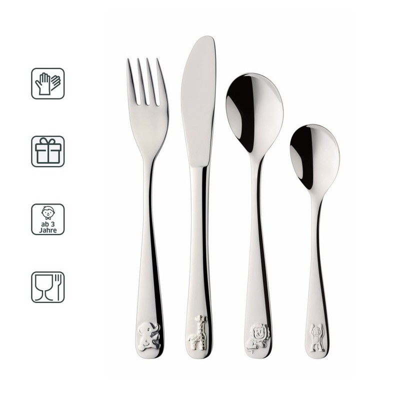 PW Paul Wirths Zoo Children's Cutlery Set for Children from