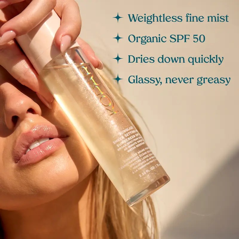 Kopari Beauty Sunglaze Sheer Setting Mist Sunscreen SPF 50 –