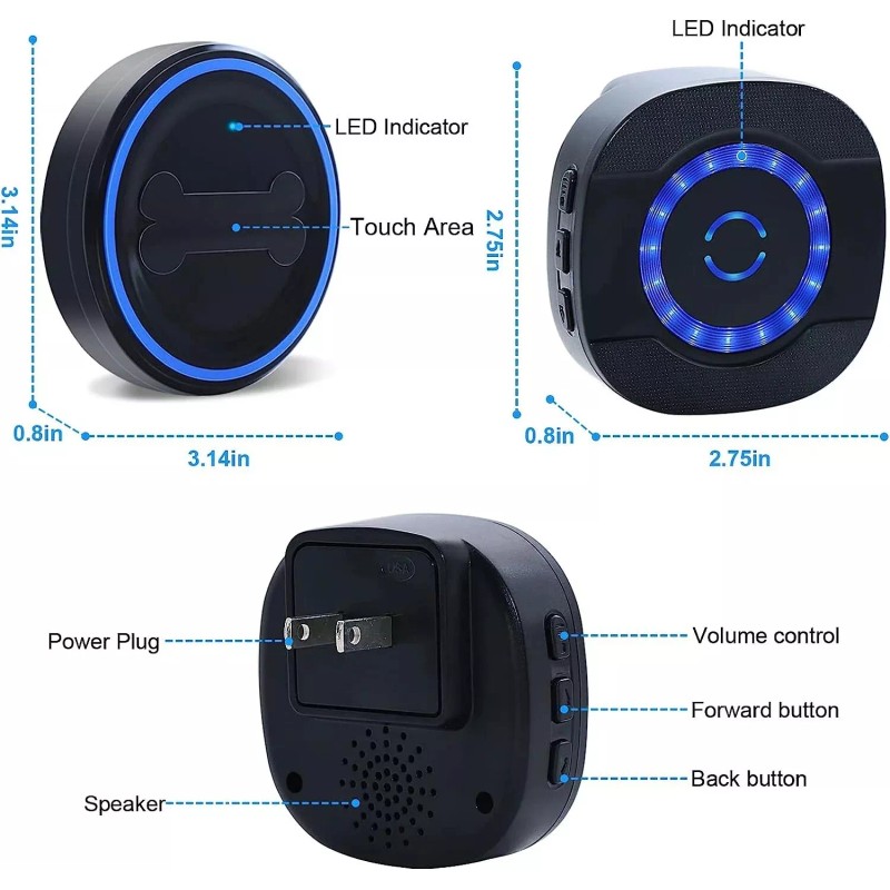 ChunHee Smart wireless Dog Doorbell