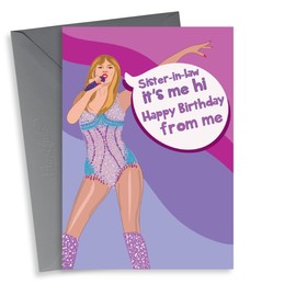 thortful Taylor Swift - Anti Hero Pun - Happy Birthday Sister-In-Law