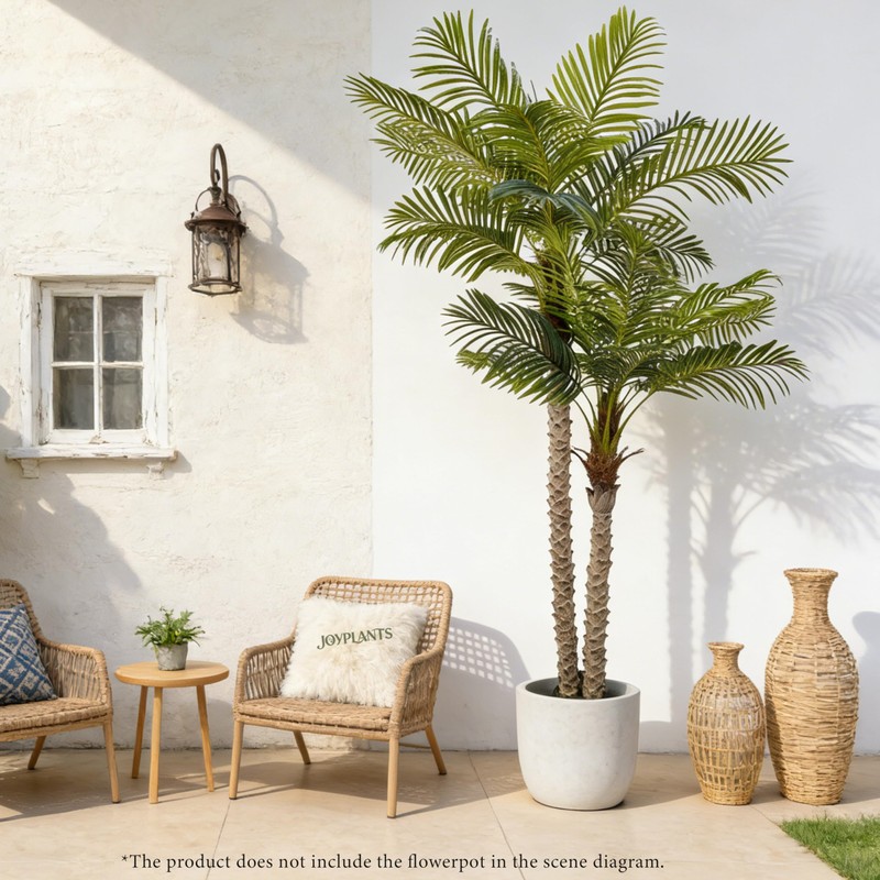 8FT UV Resistant Faux Palm Tree for Outdoor Indoor 2