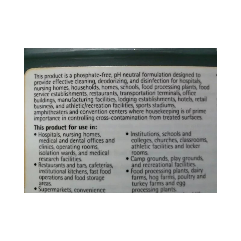 Enviro Solutions Hospital grade Disinfectant 1/2 Gal Makes 32 Gallons