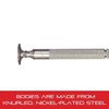 Starrett Jewelers Screwdriver with Knurled Grip and Nickel-plated Steel Bodies