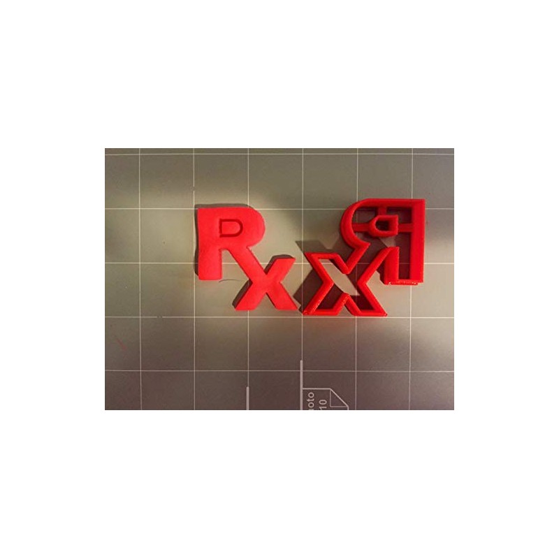 Medical Rx logo Cookie Cutter (7.62 cm)