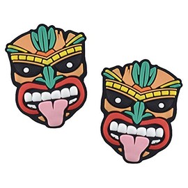 Racket Expressions Tiki Mask Fun Tennis Accessories Tennis Dampener 2 Pack