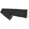 USG Elastic Sursingle with Solid Brass Buckle, Black