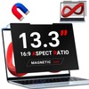 ZOEGAA Magnetic Laptop Privacy Screen 13.3 Inch Aspect Ratio 16:9