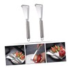 OSALADI Fruit Engraving Blades: 2pcs Stainless Steel V- Shape Fruit