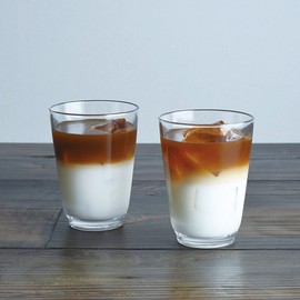 Kinto 26879 Glass HIBI Tumbler, 11.8 fl oz (350 ml), Purple