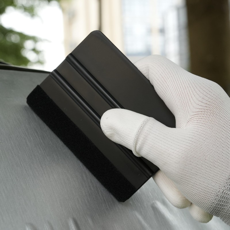 2-Pack Felt Edge Squeegee Tool for Car Vinyl Wrap, Window