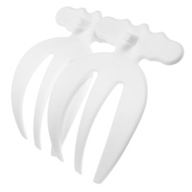 AUTSUPPL Salad Hands: Plastic Salad Serving Tongs Picker Pasta Mixing Claws Tongs Servers Fork Kitchen Utensils Supplies for Tossing and Serving