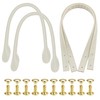 Yayatty PU Leather Bag Handles, Leather Replacement Straps Handles for