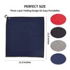 4 Pack Golf Towels, 11.8" X 11.8" Microfiber Golf Towel