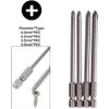 Bestgle 16 Pcs Long Magnetic Screwdriver Bits, 1/4 Inch Hex