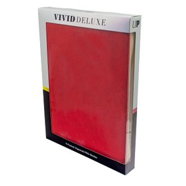Ultra PRO - 9-Pocket Vivid Deluxe Zippered PRO-Binder (Red): Protect & Store up to 360 of your Favorite Collection of Baseball Cards, Sports Cards, Collectible Trading Cards & Gaming Cards