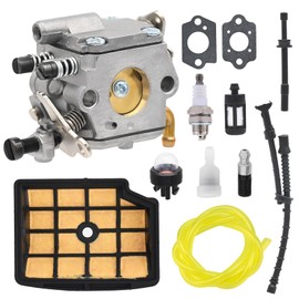 Bynor MS200 Carburetor for Zama C1Q-S126B C1Q S126B Stihl MS200 MS200T 020T MS 200 MS 200T Chainsaws Engines with 1129 350 3600 Fuel Line 1129 120 1607 Filter Replace 1129 120 0653