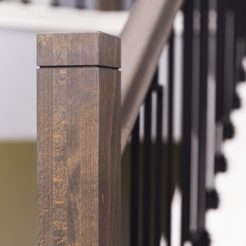300N - Notched Newel - 3" x 48" - Clean